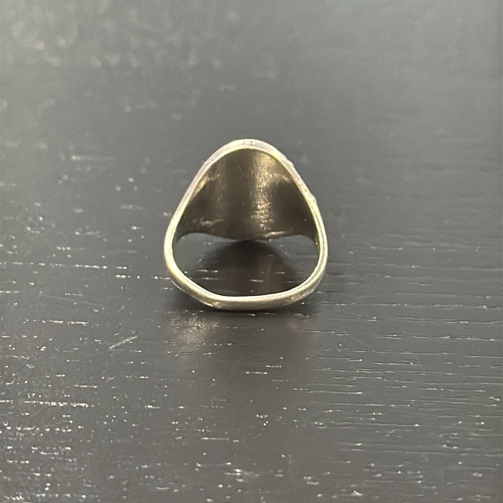 Harley-Davidson Vintage 10K Gold & 925 Silver Harley-Davidson University Ring - Picture 5 of 9
